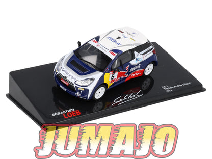 RSL42 Voiture 1/43 IXO Altaya Rallye Sebastien Loeb CITROËN DS3 2014 36 Trophée Andros (Glace)