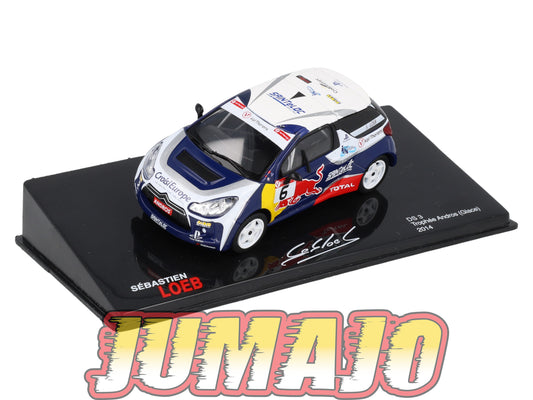 RSL42 Voiture 1/43 IXO Altaya Rallye Sebastien Loeb CITROËN DS3 2014 36 Trophée Andros (Glace)