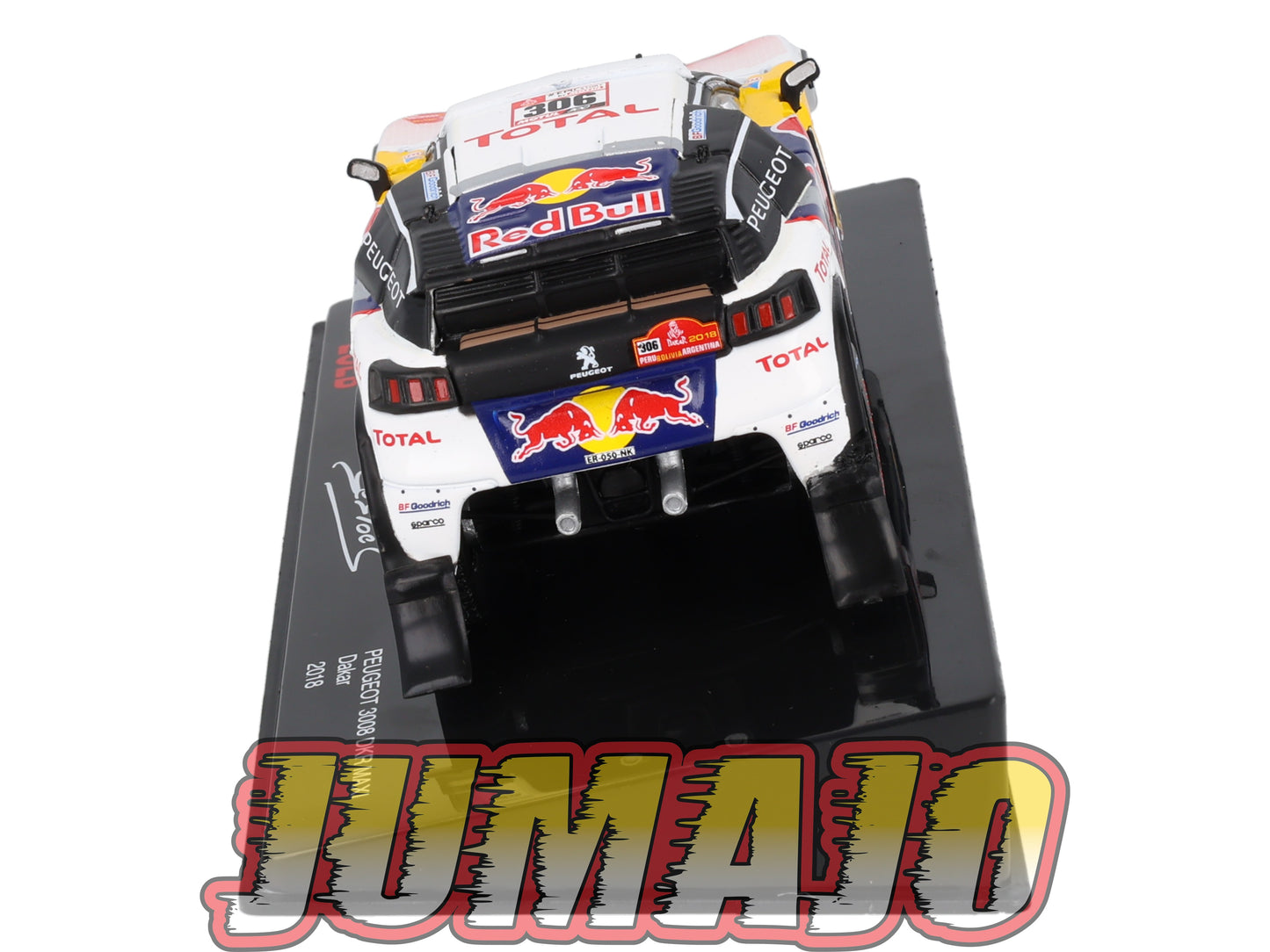 RSL43 Voiture 1/43 IXO Altaya Rallye Sebastien Loeb PEUGEOT 3008 DKR Maxi 2018 #306 Dakar