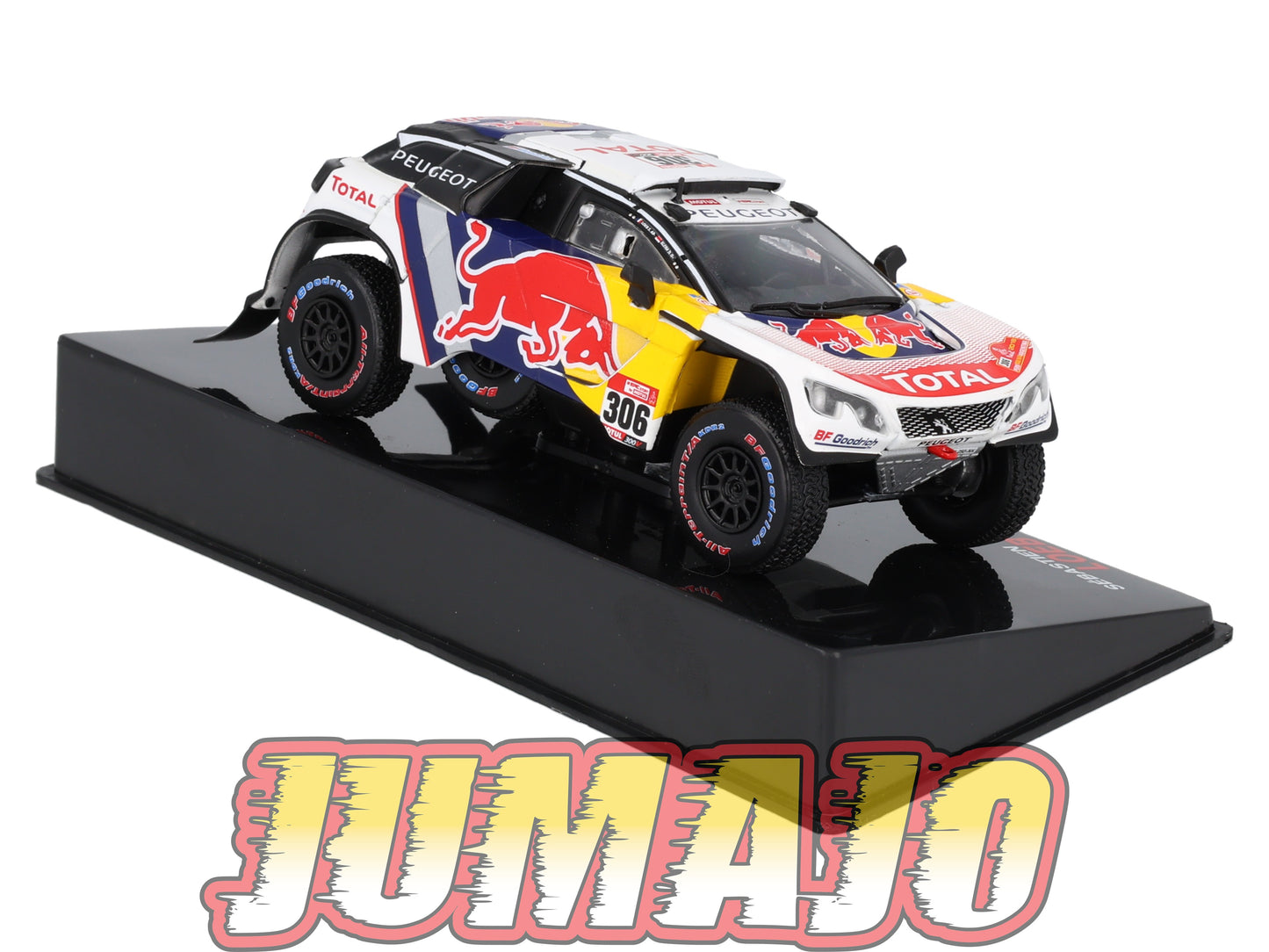 RSL43 Voiture 1/43 IXO Altaya Rallye Sebastien Loeb PEUGEOT 3008 DKR Maxi 2018 #306 Dakar