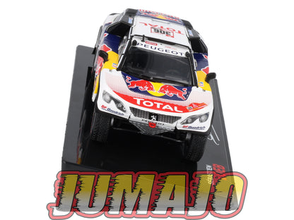 RSL43 Voiture 1/43 IXO Altaya Rallye Sebastien Loeb PEUGEOT 3008 DKR Maxi 2018 #306 Dakar