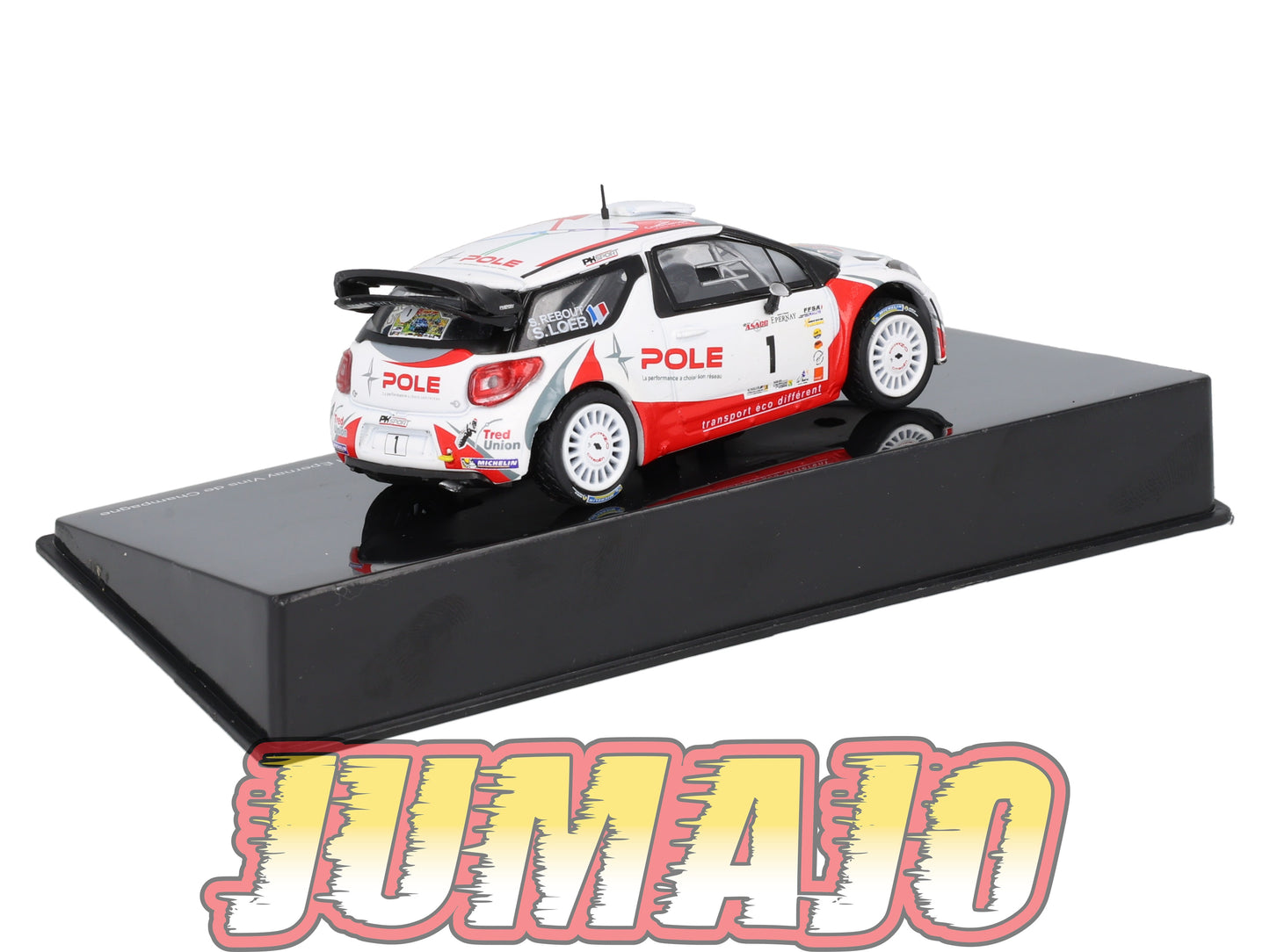 RSL48 Voiture 1/43 IXO Altaya Rallye Sebastien Loeb CITROËN DS3 WRC 2015 #1 Rallye National épernay Vins De Champagne