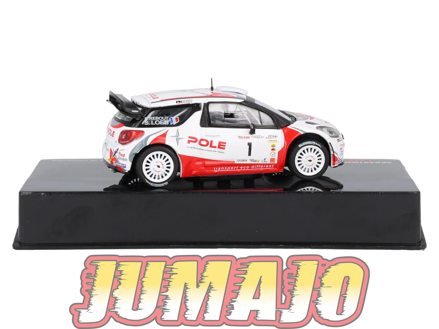 RSL48 Voiture 1/43 IXO Altaya Rallye Sebastien Loeb CITROËN DS3 WRC 2015 #1 Rallye National épernay Vins De Champagne