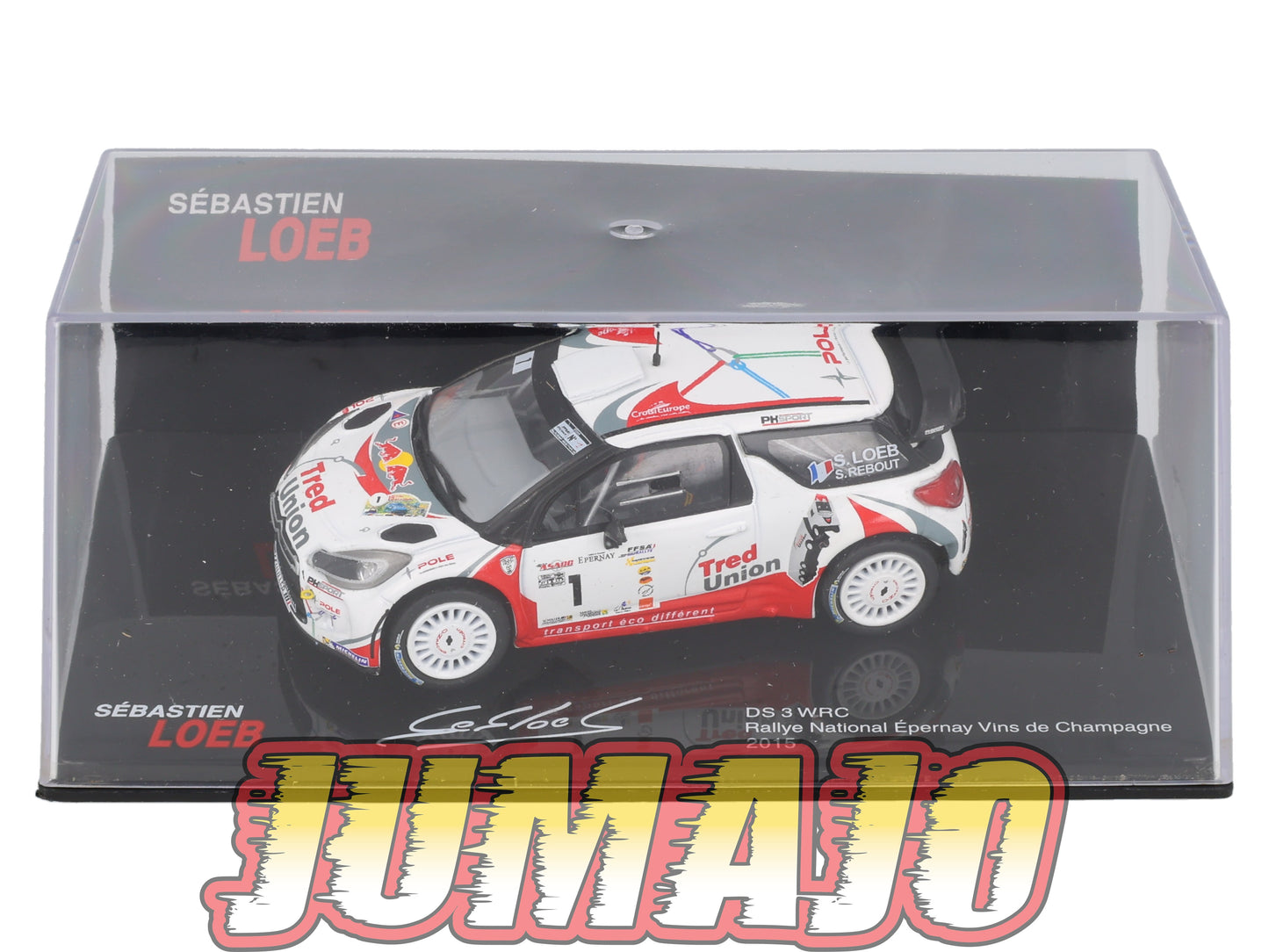RSL48 Voiture 1/43 IXO Altaya Rallye Sebastien Loeb CITROËN DS3 WRC 2015 #1 Rallye National épernay Vins De Champagne