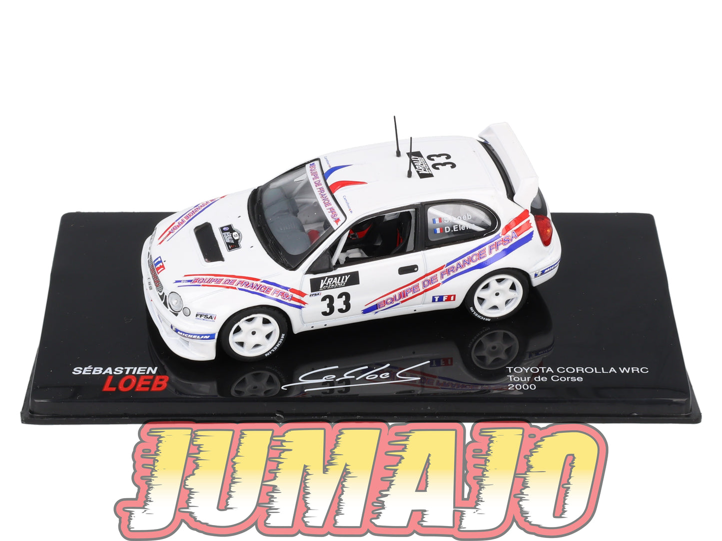 RSL49 Voiture 1/43 IXO Altaya Rallye Sebastien Loeb TOYOTA Corolla Wrc 2000 #33 Tour De Corse