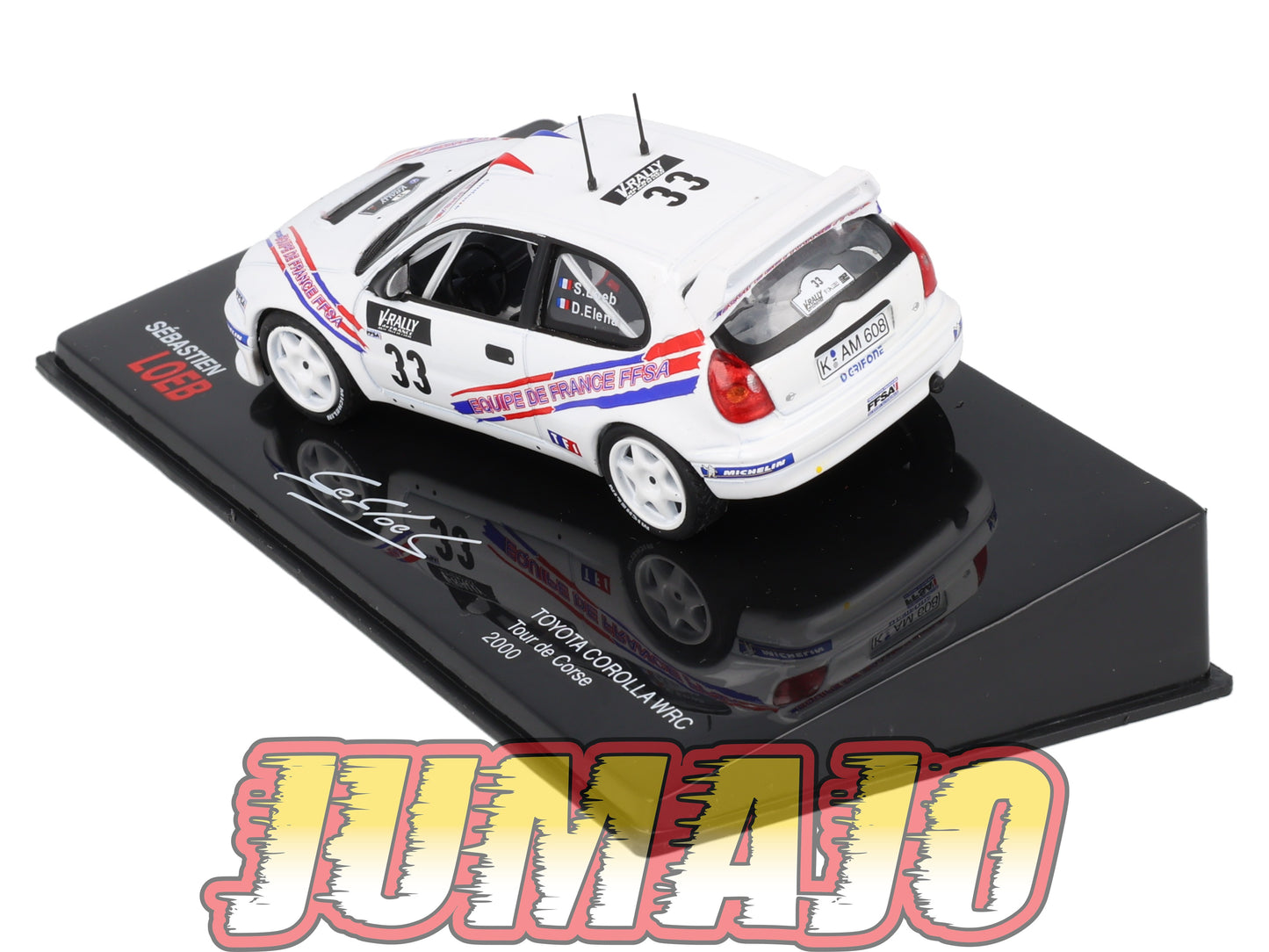RSL49 Voiture 1/43 IXO Altaya Rallye Sebastien Loeb TOYOTA Corolla Wrc 2000 #33 Tour De Corse