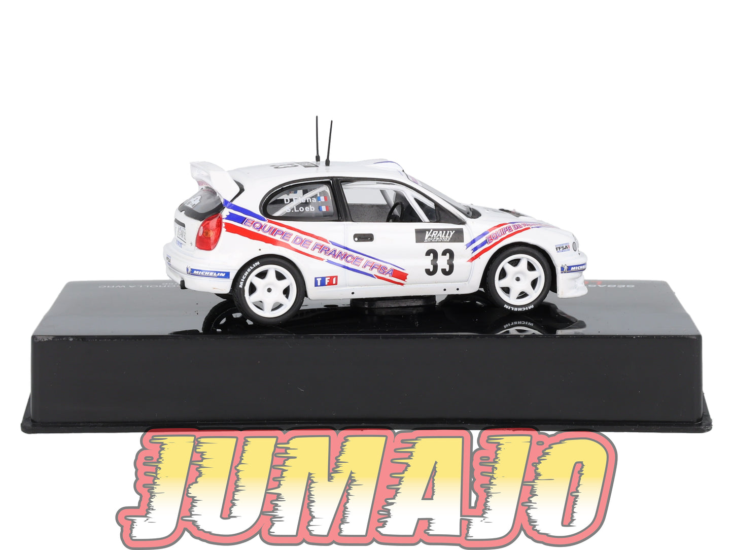 RSL49 Voiture 1/43 IXO Altaya Rallye Sebastien Loeb TOYOTA Corolla Wrc 2000 #33 Tour De Corse
