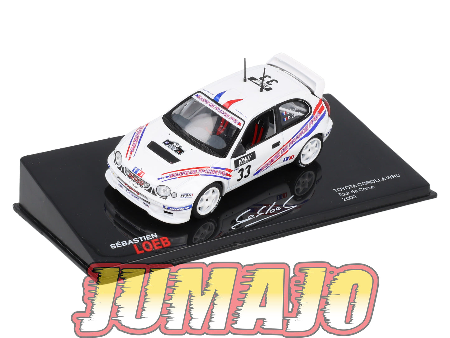 RSL49 Voiture 1/43 IXO Altaya Rallye Sebastien Loeb TOYOTA Corolla Wrc 2000 #33 Tour De Corse