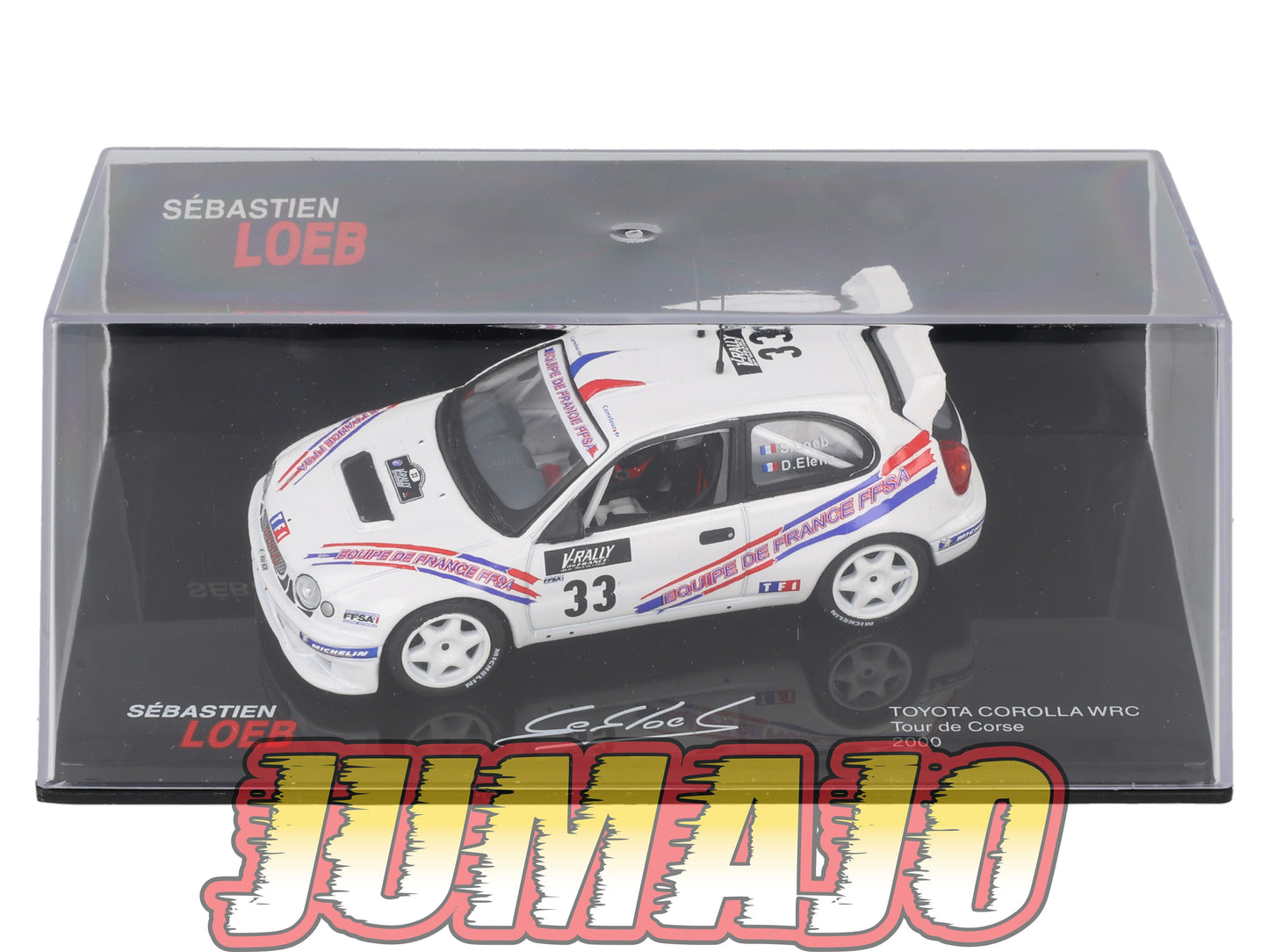 RSL49 Voiture 1/43 IXO Altaya Rallye Sebastien Loeb TOYOTA Corolla Wrc 2000 #33 Tour De Corse
