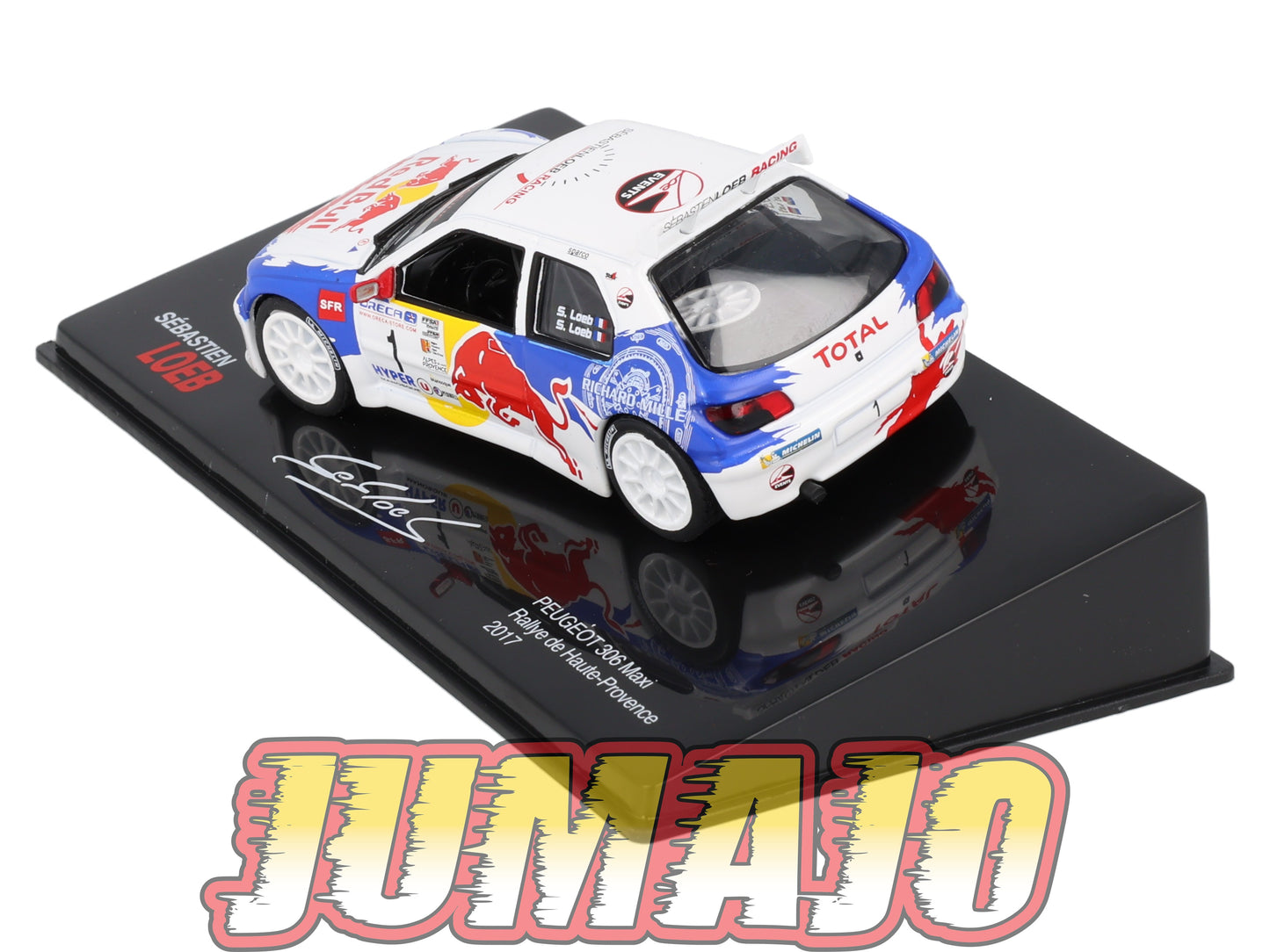 RSL4 Voiture 1/43 IXO Altaya Rallye Sebastien Loeb PEUGEOT 306 Maxi 2017 #1 Haute Provence