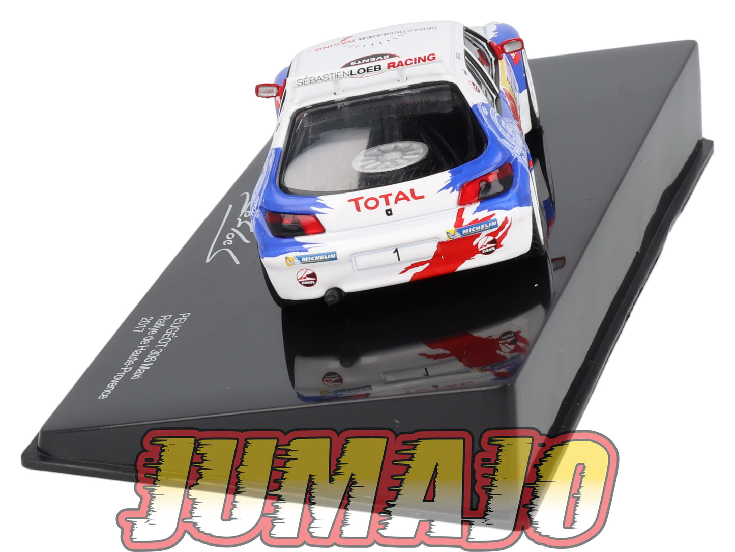 RSL4 Voiture 1/43 IXO Altaya Rallye Sebastien Loeb PEUGEOT 306 Maxi 2017 #1 Haute Provence