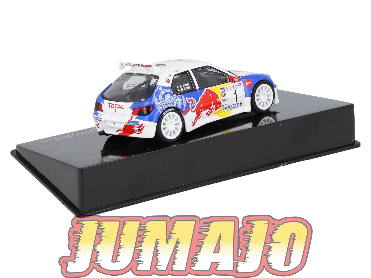 RSL4 Voiture 1/43 IXO Altaya Rallye Sebastien Loeb PEUGEOT 306 Maxi 2017 #1 Haute Provence