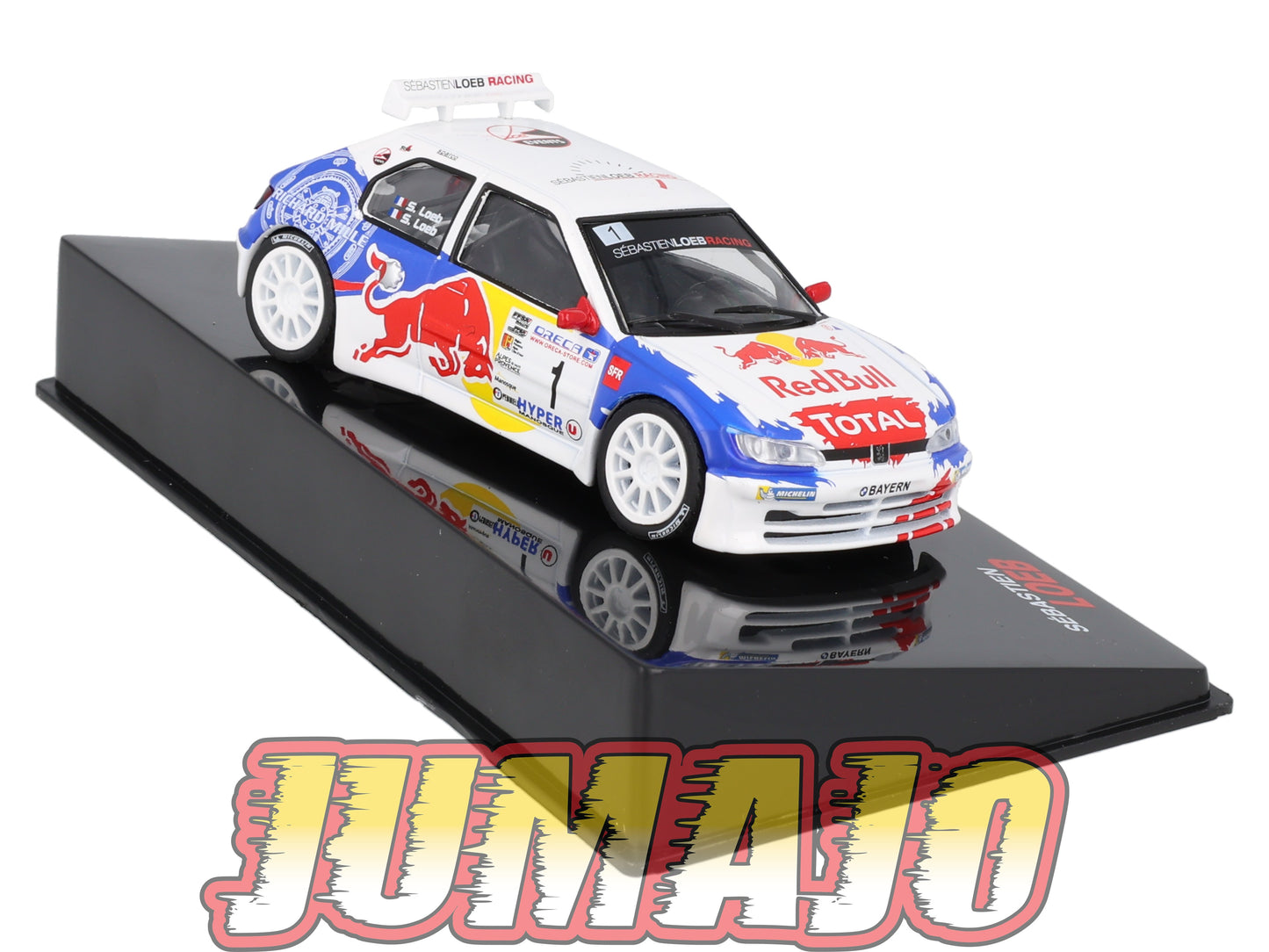 RSL4 Voiture 1/43 IXO Altaya Rallye Sebastien Loeb PEUGEOT 306 Maxi 2017 #1 Haute Provence