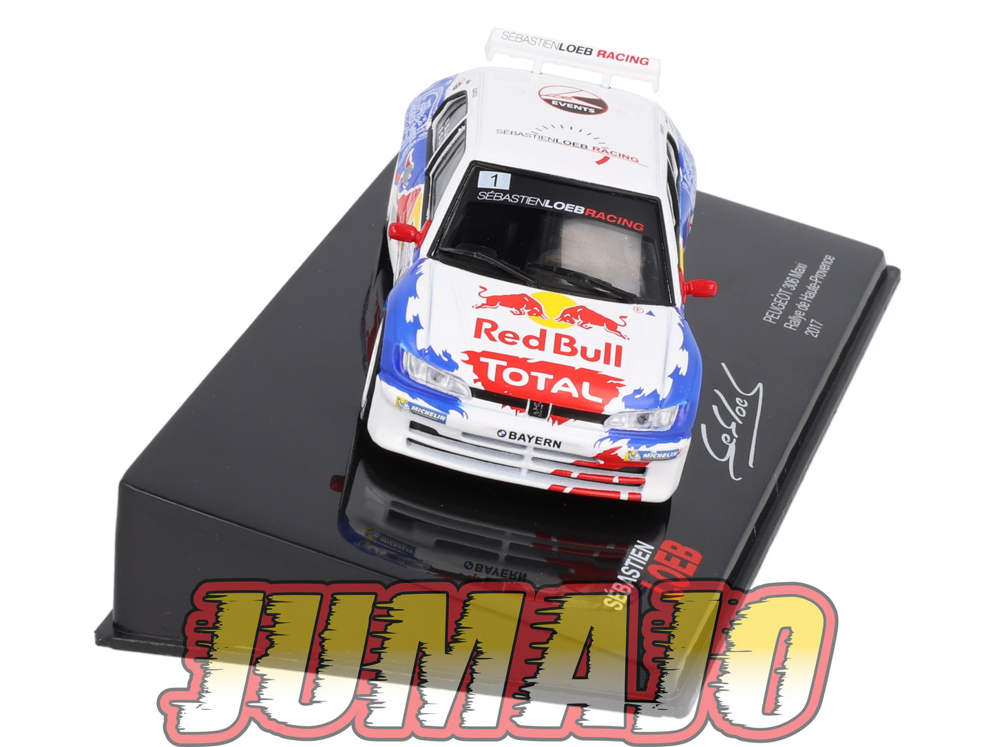 RSL4 Voiture 1/43 IXO Altaya Rallye Sebastien Loeb PEUGEOT 306 Maxi 2017 #1 Haute Provence