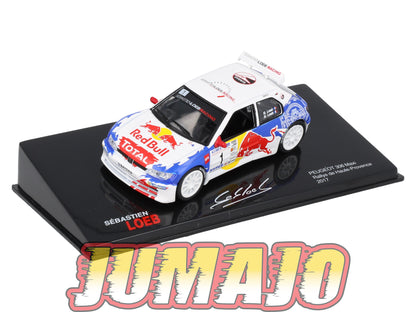 RSL4 Voiture 1/43 IXO Altaya Rallye Sebastien Loeb PEUGEOT 306 Maxi 2017 #1 Haute Provence