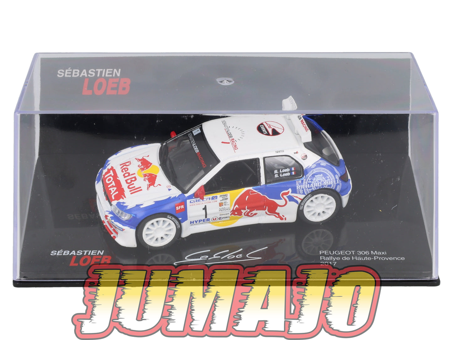 RSL4 Voiture 1/43 IXO Altaya Rallye Sebastien Loeb PEUGEOT 306 Maxi 2017 #1 Haute Provence