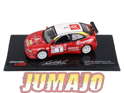 RSL52 Voiture 1/43 IXO Altaya Rallye Sebastien Loeb CITROËN Xsara Kit Car 2001 #1 Rallye D'Azur