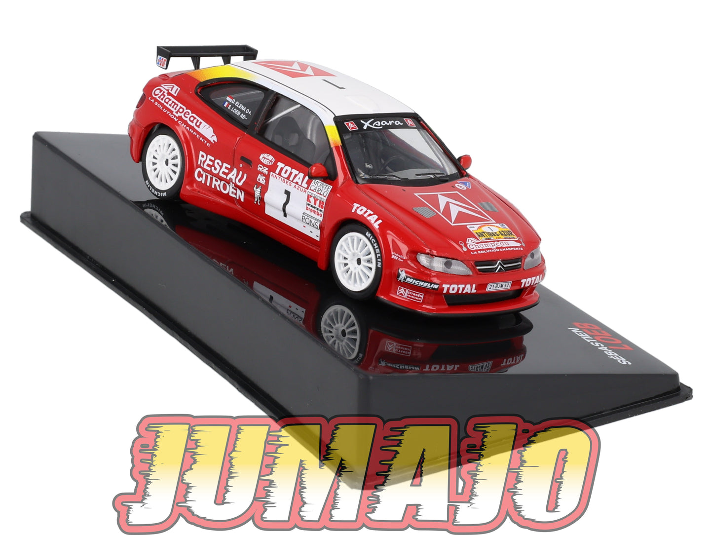 RSL52 Voiture 1/43 IXO Altaya Rallye Sebastien Loeb CITROËN Xsara Kit Car 2001 #1 Rallye D'Azur