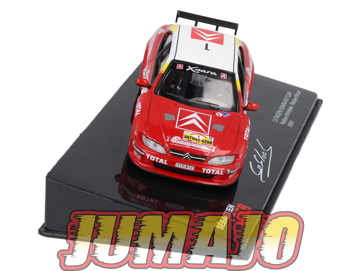 RSL52 Voiture 1/43 IXO Altaya Rallye Sebastien Loeb CITROËN Xsara Kit Car 2001 #1 Rallye D'Azur