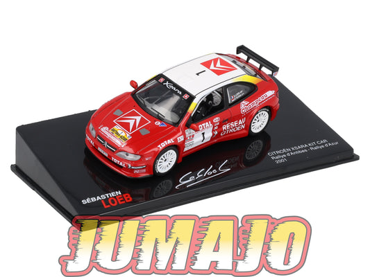 RSL52 Voiture 1/43 IXO Altaya Rallye Sebastien Loeb CITROËN Xsara Kit Car 2001 #1 Rallye D'Azur