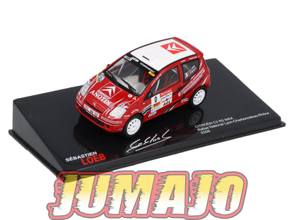 RSL53 Voiture 1/43 IXO Altaya Rallye Sebastien Loeb CITROËN C2 R2 MAX 2008 #0 Rallye National Lyon Charbonnières Rhône