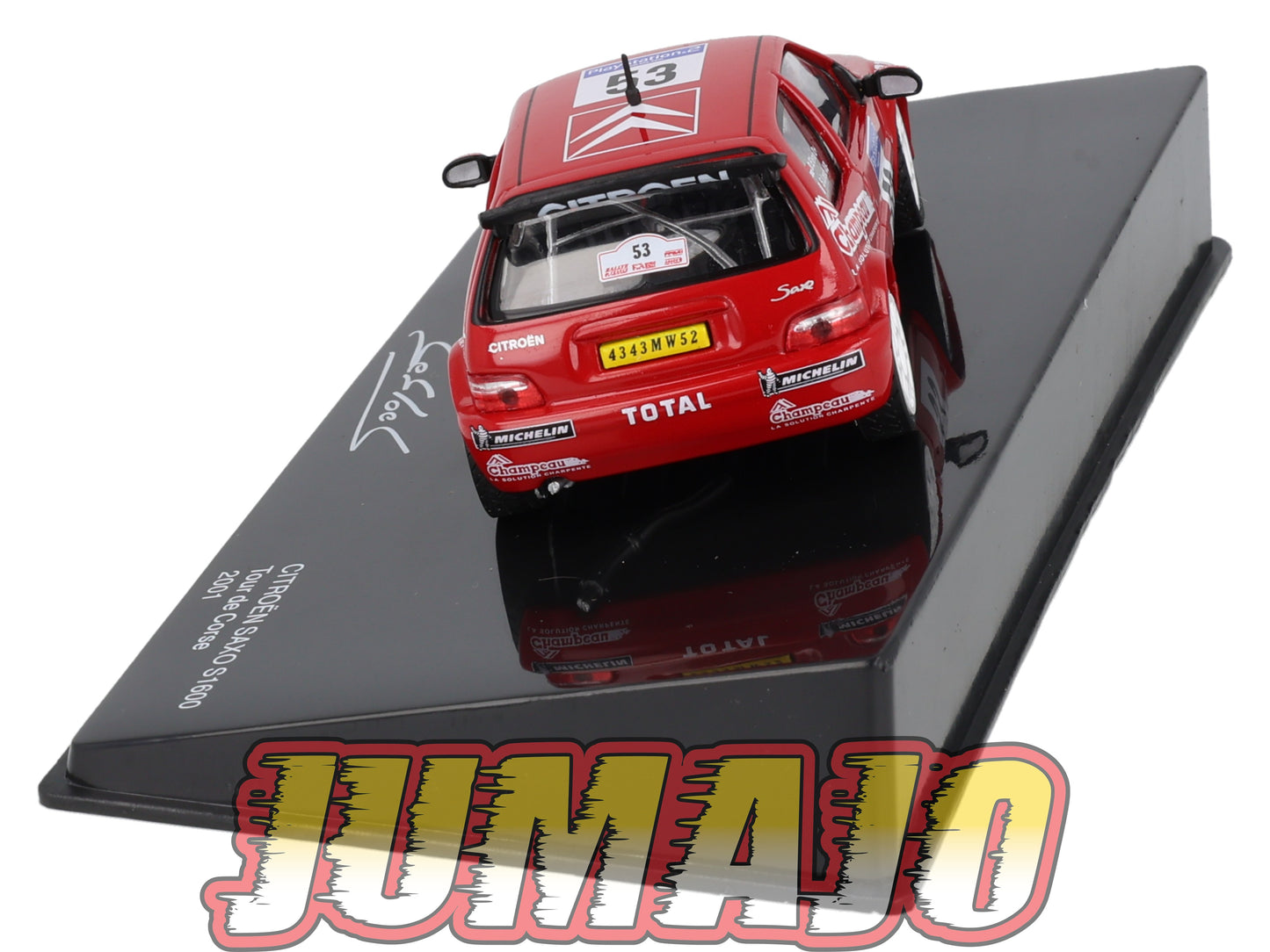 RSL54 Voiture 1/43 IXO Altaya Rallye Sebastien Loeb CITROËN Saxo S1600 2001 #53 Tour De Corse