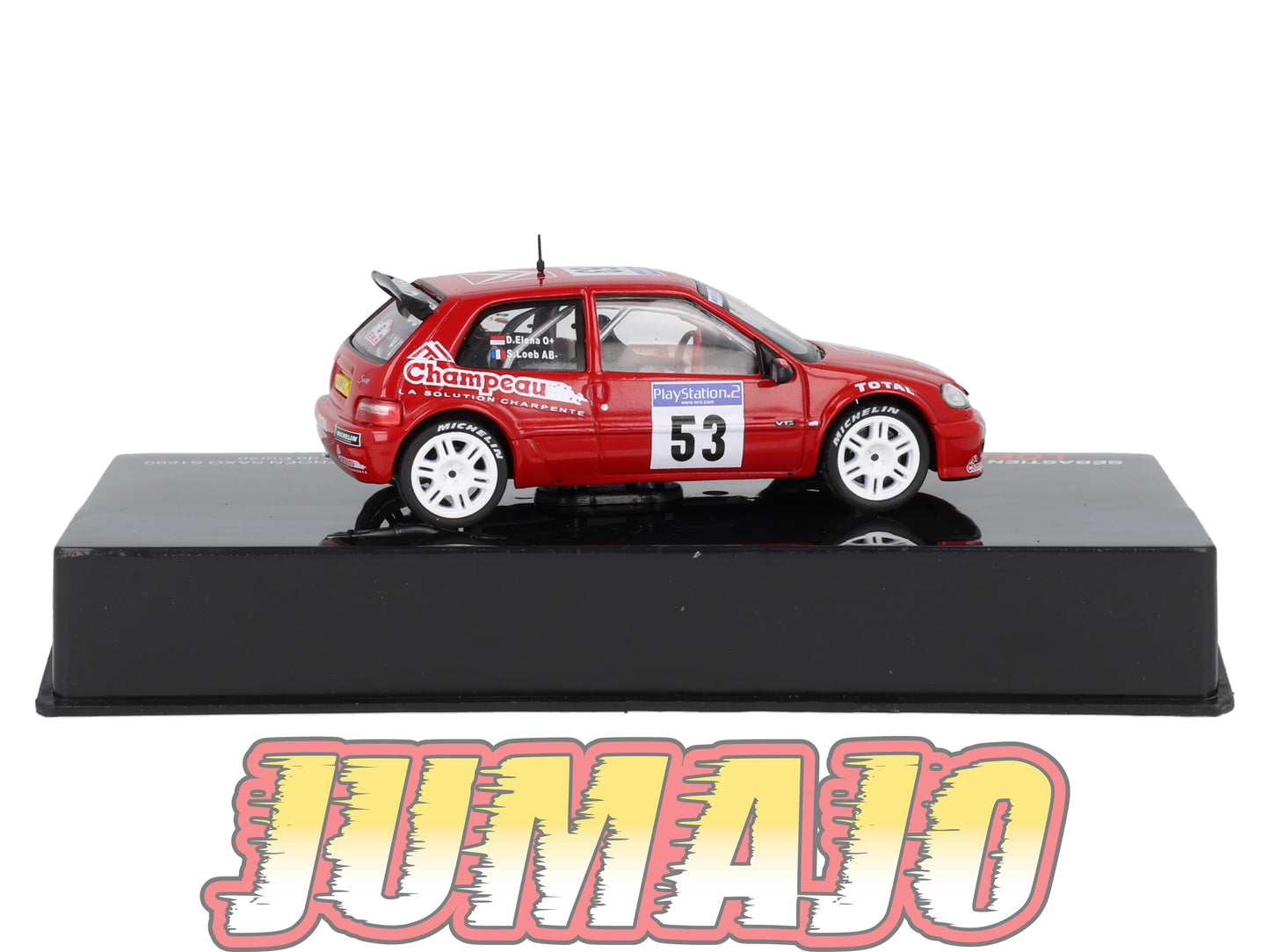RSL54 Voiture 1/43 IXO Altaya Rallye Sebastien Loeb CITROËN Saxo S1600 2001 #53 Tour De Corse
