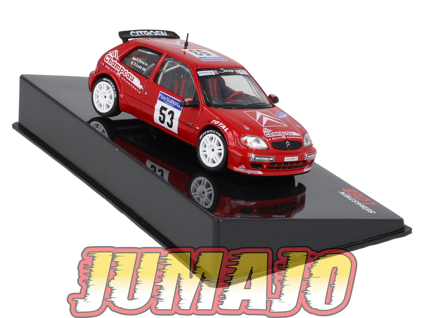 RSL54 Voiture 1/43 IXO Altaya Rallye Sebastien Loeb CITROËN Saxo S1600 2001 #53 Tour De Corse