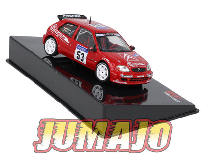 RSL54 Voiture 1/43 IXO Altaya Rallye Sebastien Loeb CITROËN Saxo S1600 2001 #53 Tour De Corse