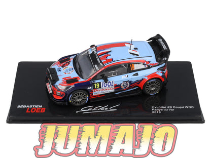RSL57 Voiture 1/43 IXO Altaya Rallye Sebastien Loeb HYUNDAI i20 Coupé WRC 2019 #19 Rallye Du Var