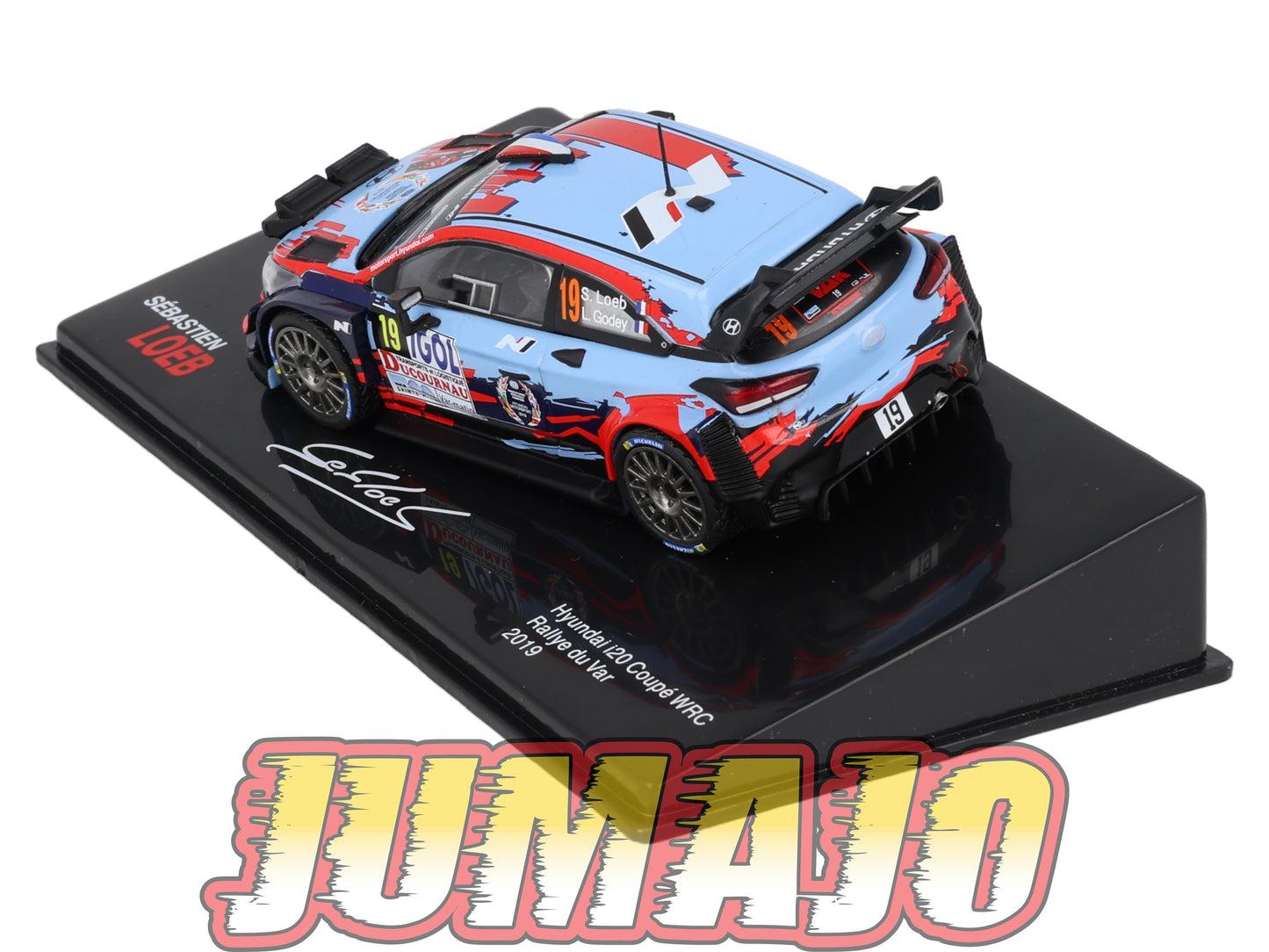 RSL57 Voiture 1/43 IXO Altaya Rallye Sebastien Loeb HYUNDAI i20 Coupé WRC 2019 #19 Rallye Du Var