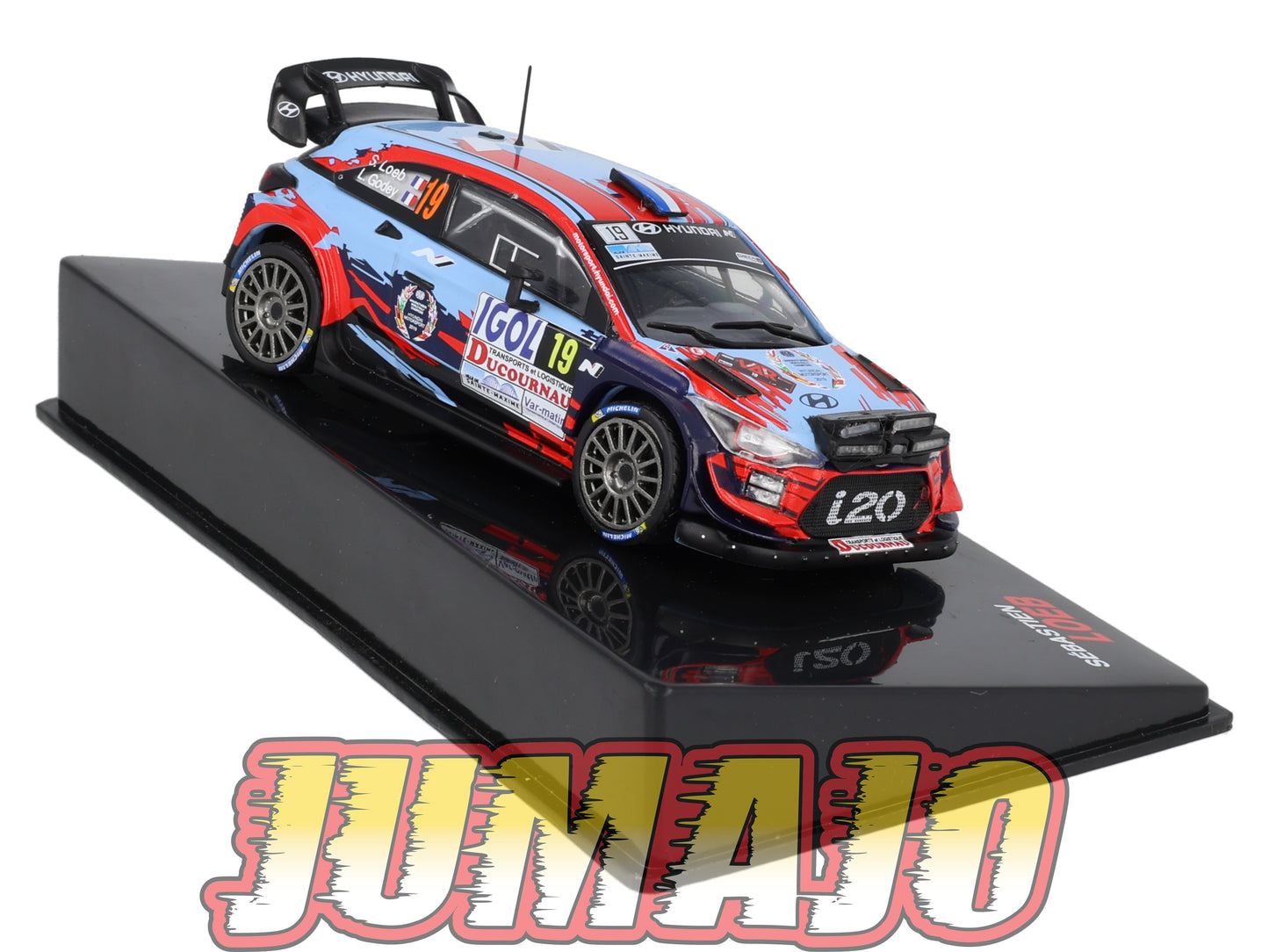 RSL57 Voiture 1/43 IXO Altaya Rallye Sebastien Loeb HYUNDAI i20 Coupé WRC 2019 #19 Rallye Du Var