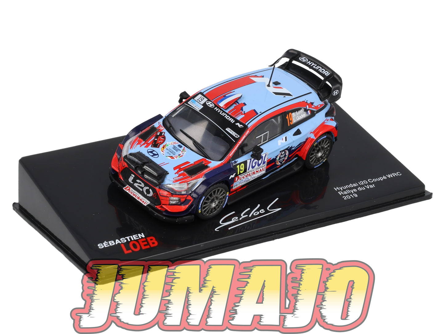RSL57 Voiture 1/43 IXO Altaya Rallye Sebastien Loeb HYUNDAI i20 Coupé WRC 2019 #19 Rallye Du Var