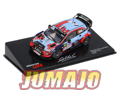 RSL57 Voiture 1/43 IXO Altaya Rallye Sebastien Loeb HYUNDAI i20 Coupé WRC 2019 #19 Rallye Du Var
