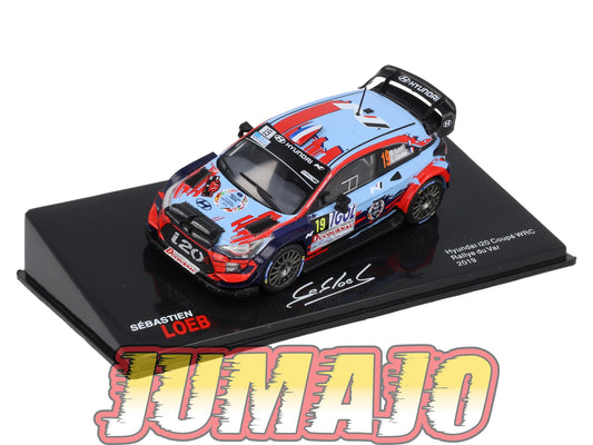 RSL57 Voiture 1/43 IXO Altaya Rallye Sebastien Loeb HYUNDAI i20 Coupé WRC 2019 #19 Rallye Du Var