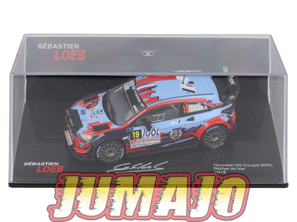 RSL57 Voiture 1/43 IXO Altaya Rallye Sebastien Loeb HYUNDAI i20 Coupé WRC 2019 #19 Rallye Du Var