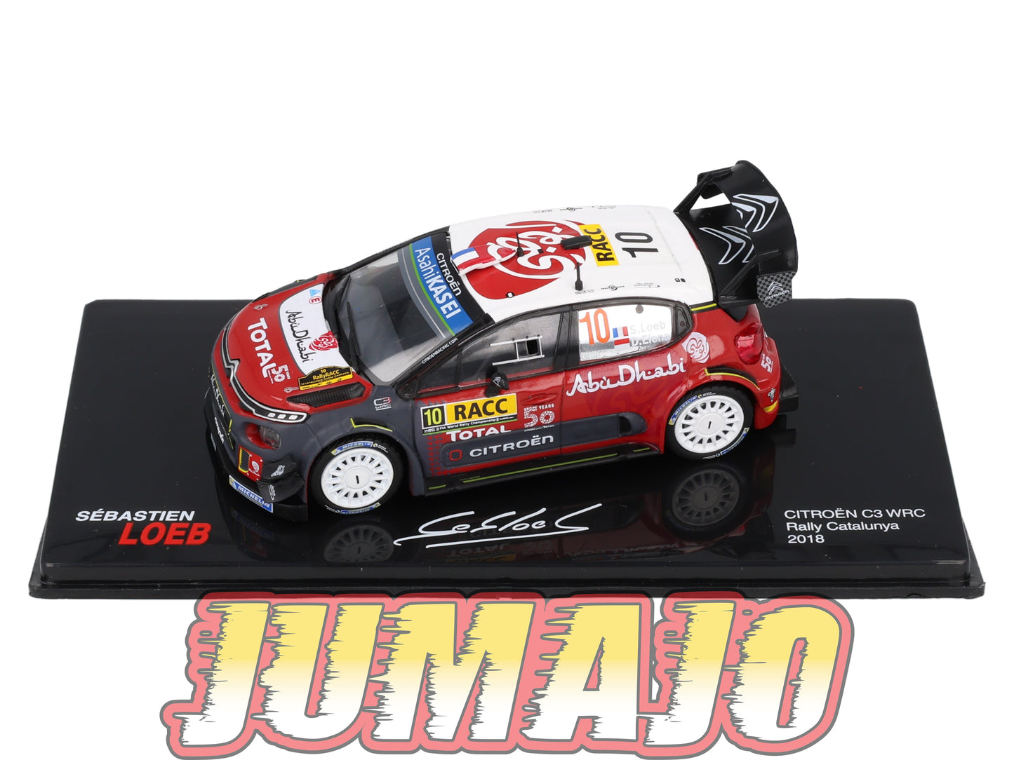 RSL59 Voiture 1/43 IXO Altaya Rallye Sebastien Loeb CITROËN C3 WRC 2018 #10 Rallye Catalunya