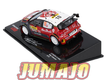 RSL59 Voiture 1/43 IXO Altaya Rallye Sebastien Loeb CITROËN C3 WRC 2018 #10 Rallye Catalunya