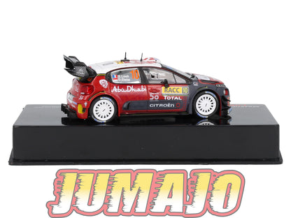RSL59 Voiture 1/43 IXO Altaya Rallye Sebastien Loeb CITROËN C3 WRC 2018 #10 Rallye Catalunya