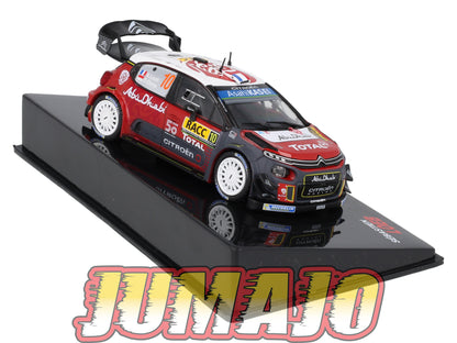 RSL59 Voiture 1/43 IXO Altaya Rallye Sebastien Loeb CITROËN C3 WRC 2018 #10 Rallye Catalunya