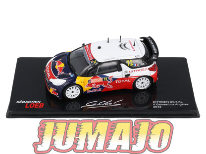 RSL64 Voiture 1/43 IXO Altaya Rallye Sebastien Loeb CITROËN DS3 XL 2012 #72 X Games Los Angeles