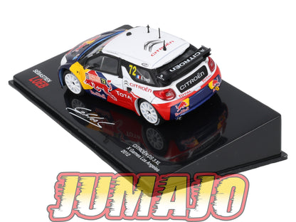 RSL64 Voiture 1/43 IXO Altaya Rallye Sebastien Loeb CITROËN DS3 XL 2012 #72 X Games Los Angeles