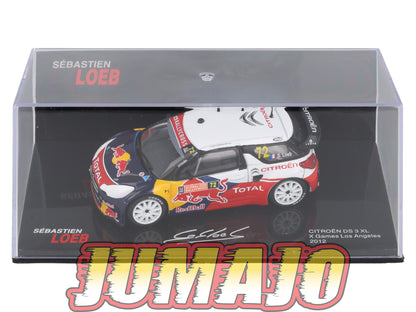 RSL64 Voiture 1/43 IXO Altaya Rallye Sebastien Loeb CITROËN DS3 XL 2012 #72 X Games Los Angeles