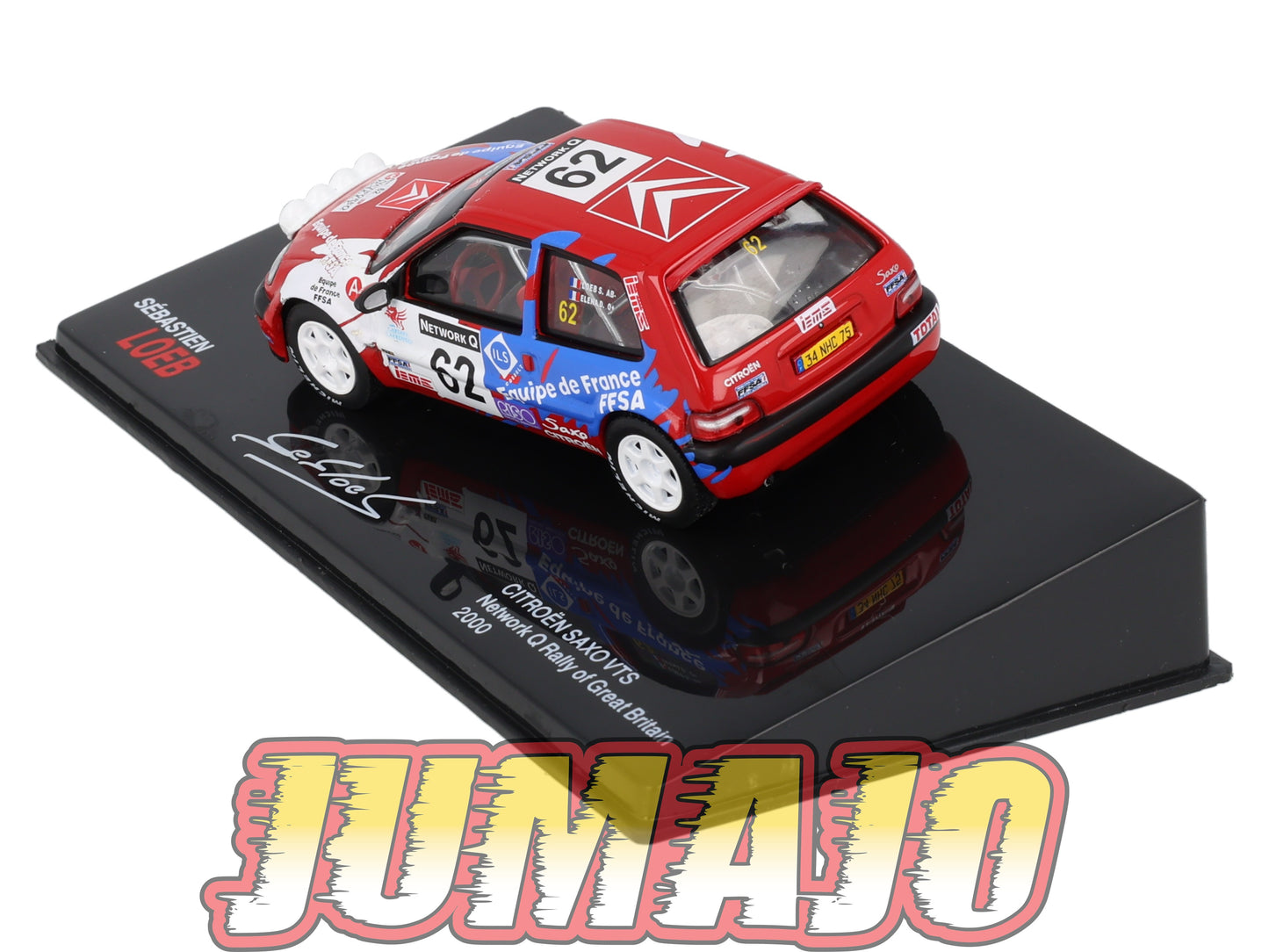 RSL65 Voiture 1/43 IXO Altaya Rallye Sebastien Loeb CITROËN Saxo VTS 2000 #62 Rallye Of Great Britain