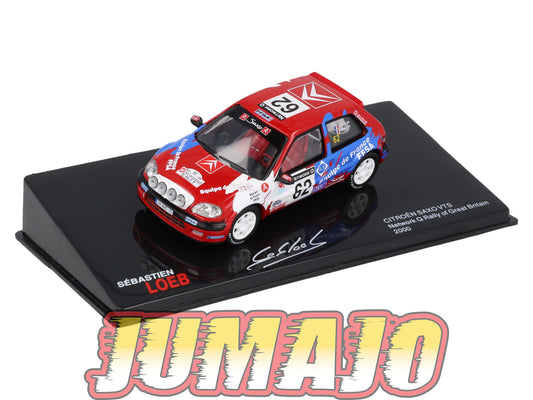 RSL65 Voiture 1/43 IXO Altaya Rallye Sebastien Loeb CITROËN Saxo VTS 2000 #62 Rallye Of Great Britain