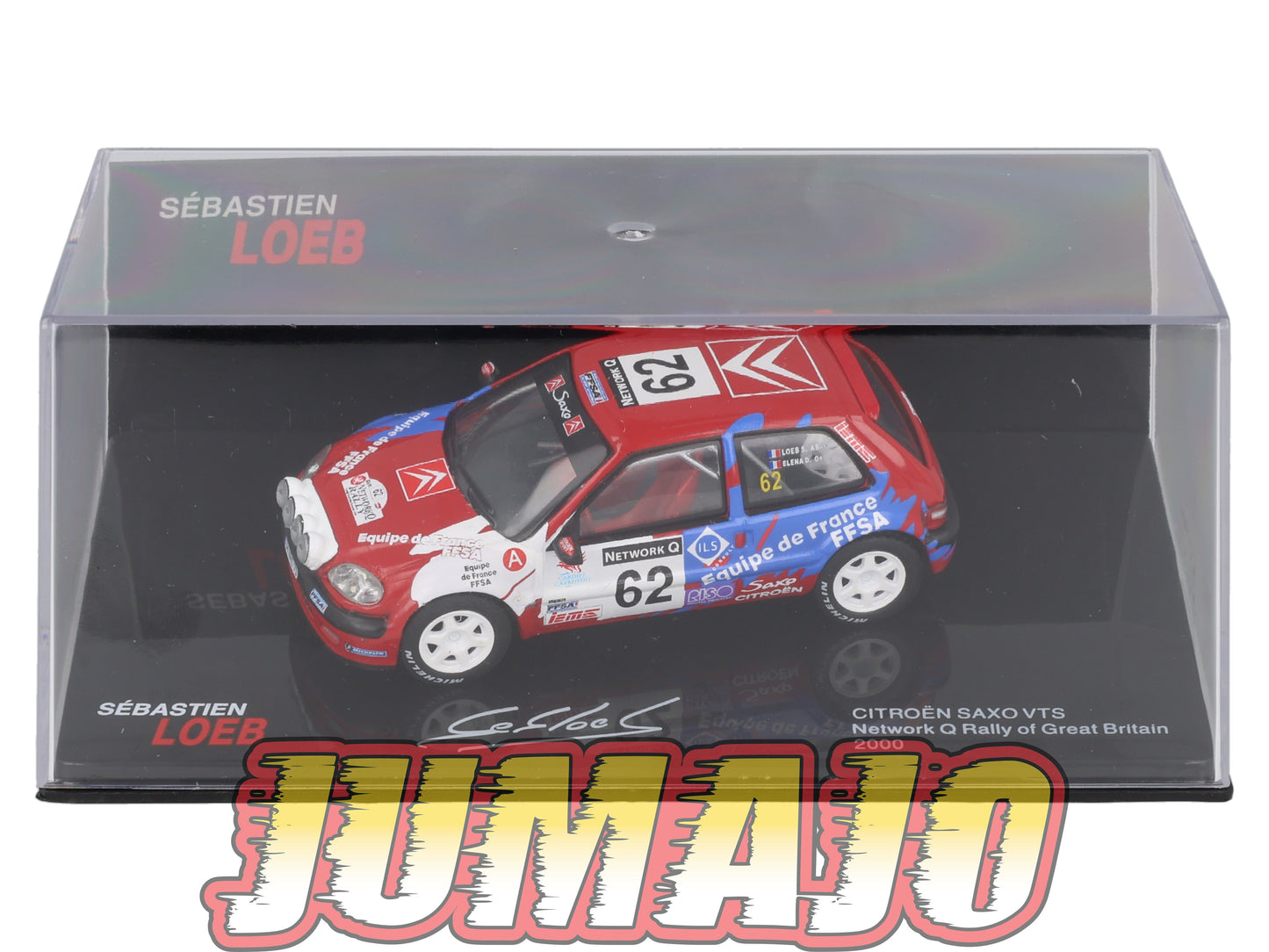 RSL65 Voiture 1/43 IXO Altaya Rallye Sebastien Loeb CITROËN Saxo VTS 2000 #62 Rallye Of Great Britain