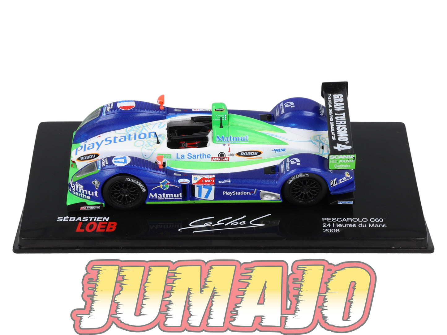 RSL9 Voiture 1/43 IXO Altaya Rallye Sebastien Loeb PESCAROLO C60 2006 #17 24H Le Mans