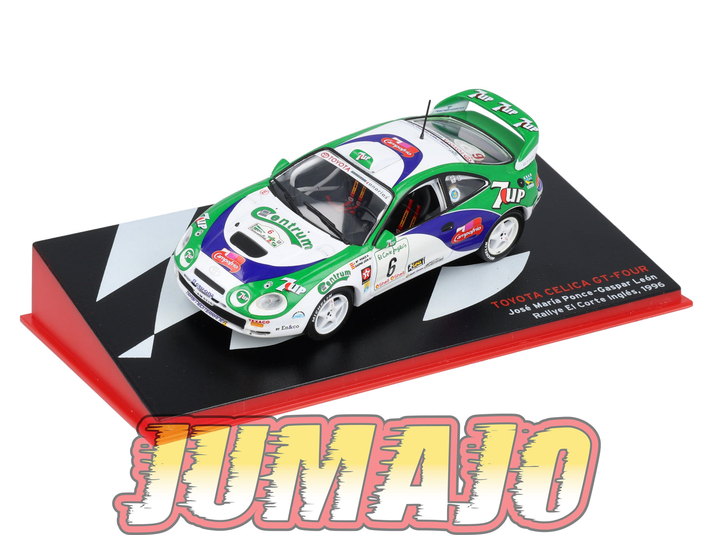 RSP10 Voiture Rallye 1/43 IXO Altaya : TOYOTA Celica GT-Four J.Ponce 1996 #6