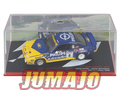 RSP12 Voiture Rallye Espagne 1/43 IXO Altaya : OPEL Manta 400 1986 #6 J.Arqué