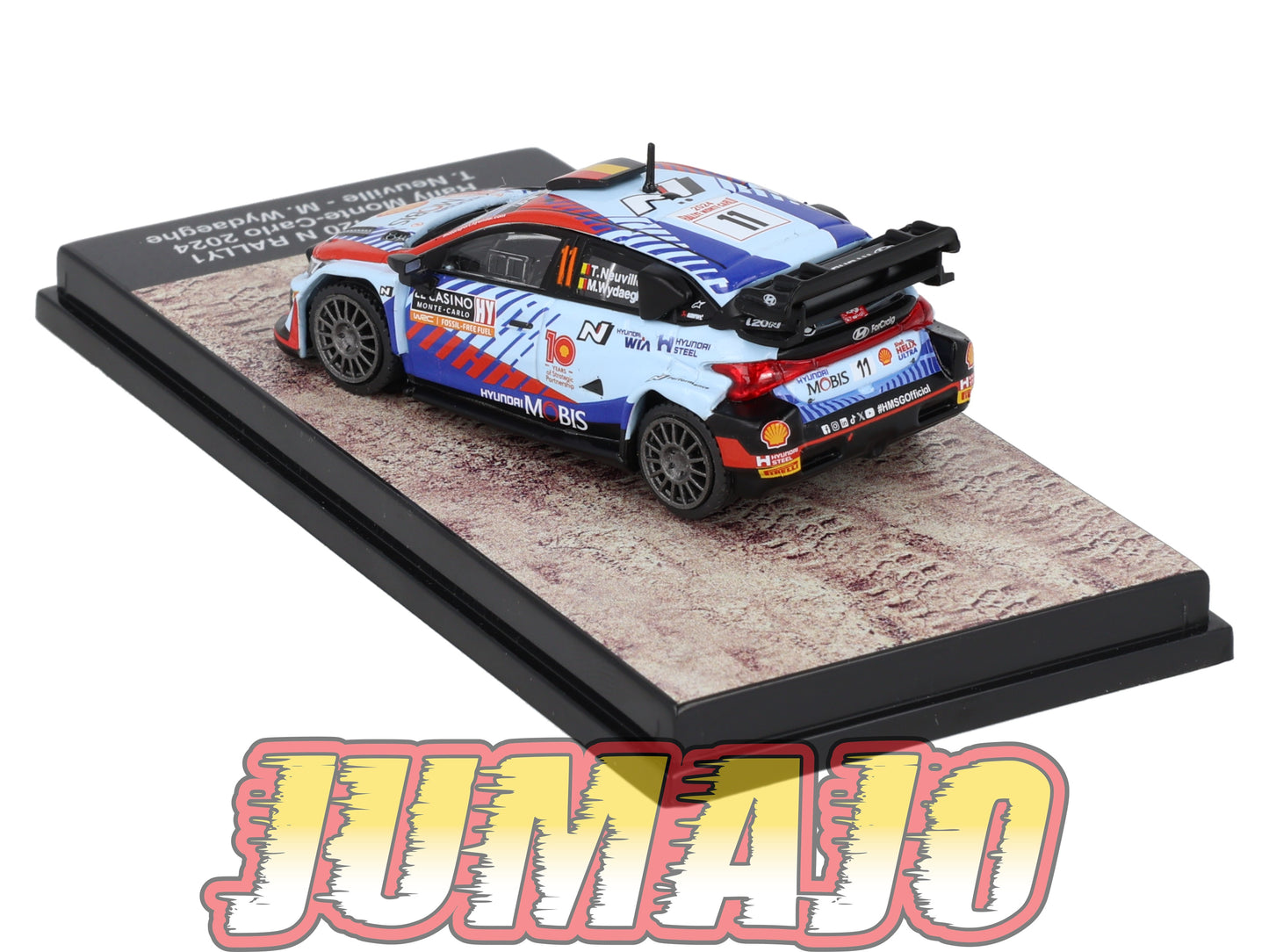 RSQ5 Voiture 1/64 IXO TEST CENTAURIA HYUNDAI i20 N Rally1 2024 #11 T Neuville